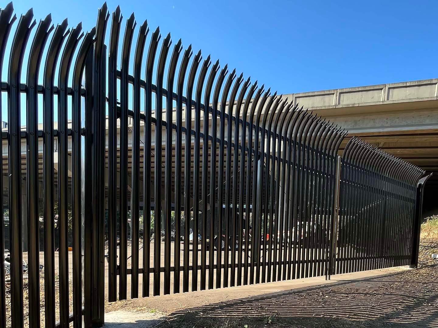 Automated driveway gate with opener installed in Columbia TN